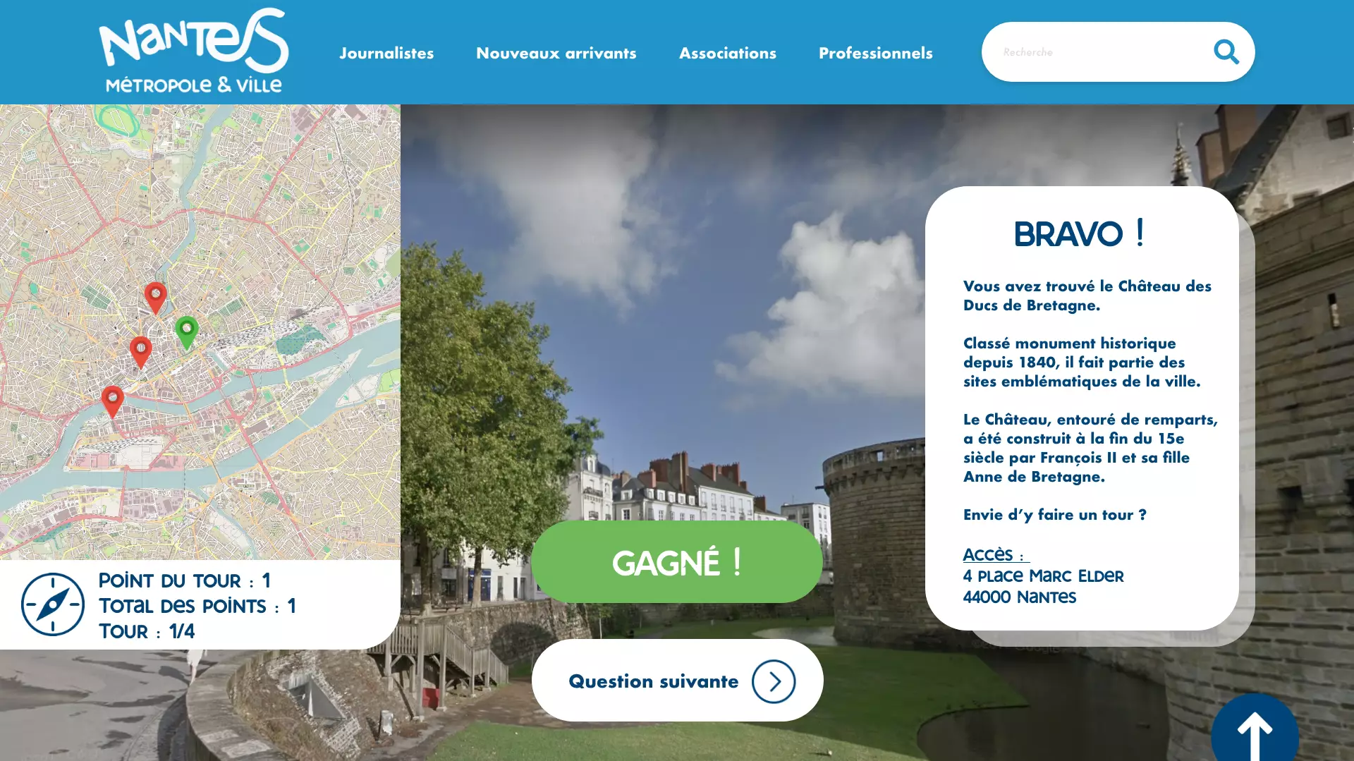 Ville de Nantes gagné